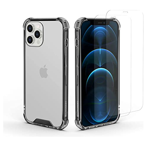 Funda Para iPhone 12 Pro Max Cristal Transparente Tpu (therm