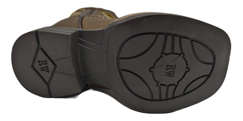 Bota Vaquera Para Niño Richard West 100 Camel (12.0 - 14.5)