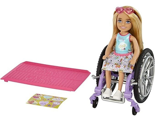 Barbie Chelsea En Silla De Ruedas