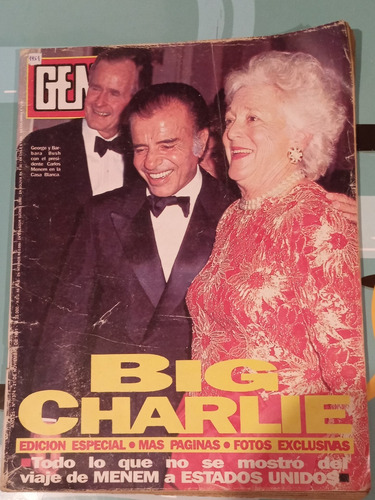 Revista Gente Menem Jackson Amalita 21 11 1991 N1374 (Usado)