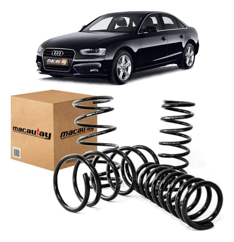 Kit De 04 Molas Macaulay Tamanho Original Audi A4 - Promoção