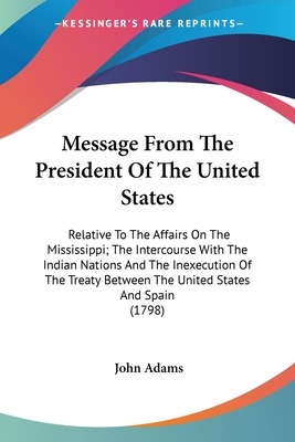 Libro Message From The President Of The United States: Re...