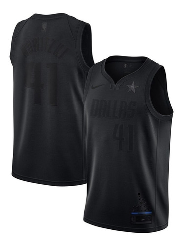 black dirk nowitzki jersey