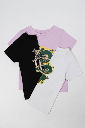 Remera Dragón Rosa