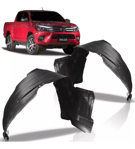 Pasarruedas Kit X2 Guardaplast Delanteros Hilux Sw4 2016/