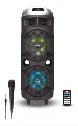 Bocina Portatil Sonido 360 Grados Con 4 Woofers 8 Steelpro