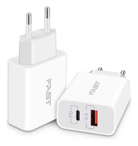 Adaptador De Enchufe De Viaje Europeo, Power-7, Paquete De 2