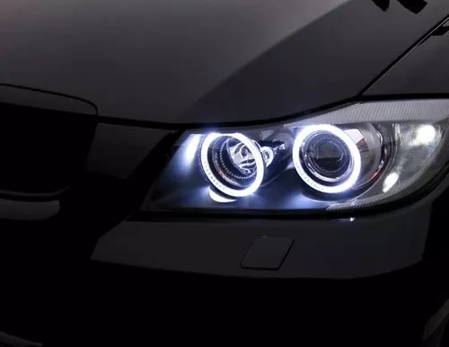 Juego Ojos Angel Bmw Led Blanco Serie 1,3,5,6 X1 X3