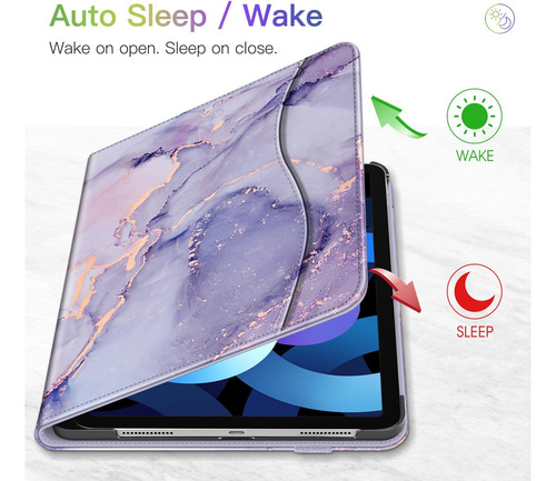 Fintie Case Para iPad Air 11 Pulgadas M, iPad Air 5th 4th Ge