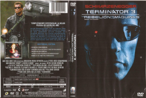 Terminator 3 Dvd Arnold Schwarzenegger Disco Nuevo