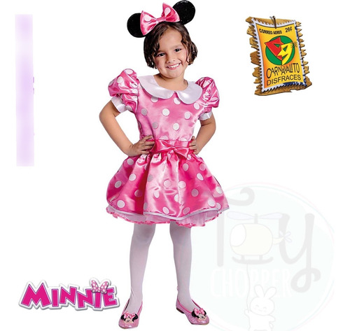 Disfraz De Minnie Mouse De Disney Marca Carnavalito 