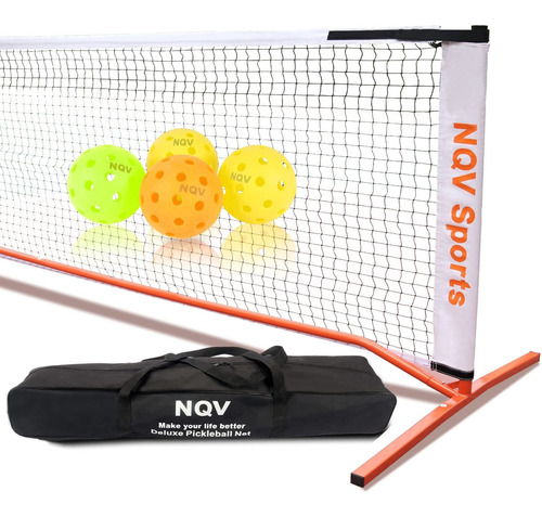 Nqv Red Pickleball Para Portatil Tamaño Regulador Bola 4