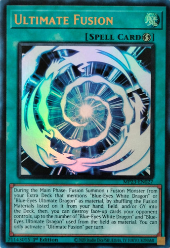 Yugioh! Ultimate Fusion Mp23-en027 1ra Edi Ur