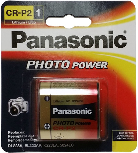 Panasonic Cr-p2 pa/1b Photo Power Bateria De Litio Cr-p2  