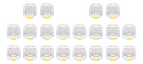 Caja De Dientes De Plástico Crystally-20 Piezas Para Dentadu