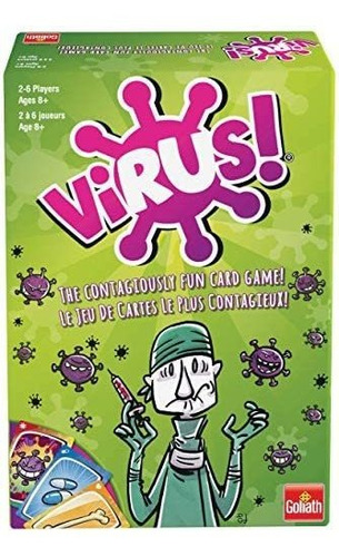 Juego De Cartas Virus Contagiosamente Divertido De Goliath