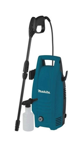 Imagen 1 de 8 de Hidrolavadora eléctrica Makita HW101 turquesa de 1.3kW con 100bar de presión máxima 127V
