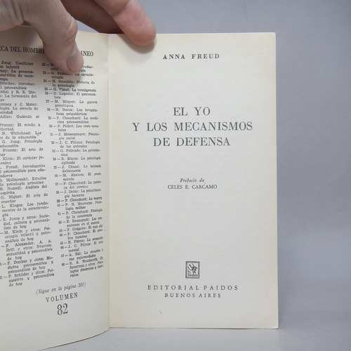 El Yo Y Los Mecanismos De Defensa Anna Freud Paidós 1965 Cd4