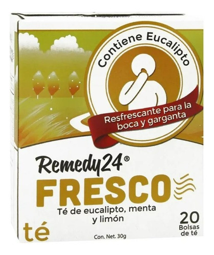 Té De Jengibre Remedy 24 Fresco Limón Con Vitamina C