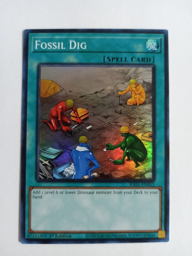 Fossil Dig - Super Rare    Ra01