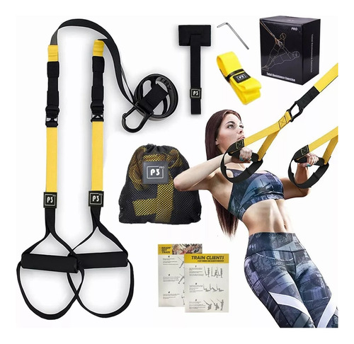 Trx Suspensión Entrenamiento Bandas Resistencia De Ejercicio