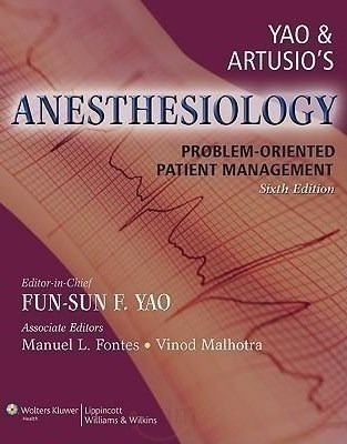 Yao And Artusio S Anesthesiology - Yao, Fun Sun (papel)