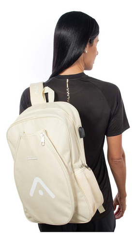 Mochila Raqueteira Beach Tennis Nude Alma Genius