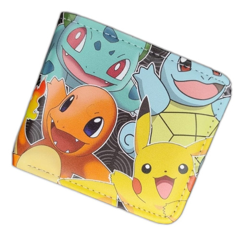 Billetera Pokemon Pikachu Cuerina #04