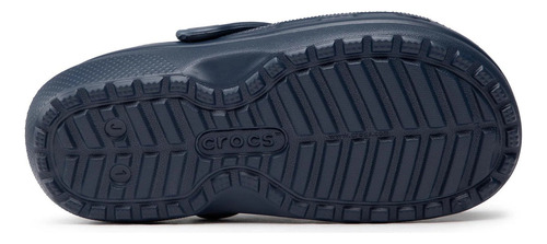 Zuecos Corderito Niño Crocs Original Classic Lined Clog Azul
