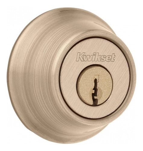 Cerrojo Kwikset 665 Para Puerta Exterior Latón