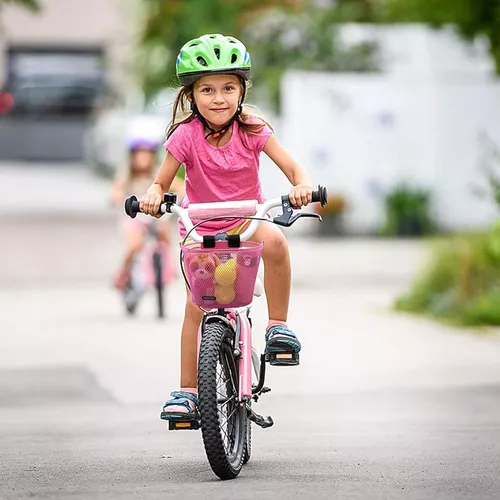 Cesta para manillar delantero de bicicleta para niños, cesta de