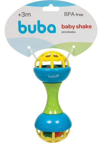 Chocalho Baby Shake Atividades Sortido 09917 - Buba