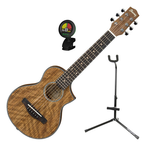 Ewp14opn Open Pore Natural Piccolo Guitarra Afinador Soporte