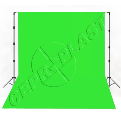Imagem 1 de 8 de Suporte Fundo Infinito + Chroma Key 3x2 +15 Presilhas+brinde