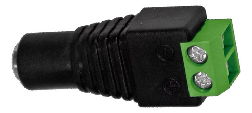 100 Conector Plug P4 Borne Femea Camera Segurança Fita Led 