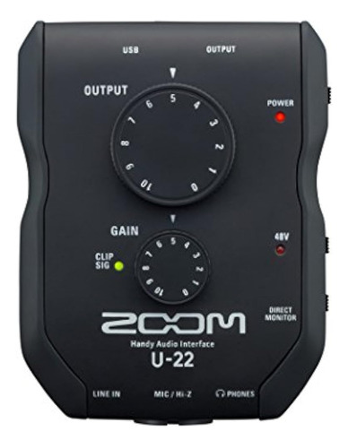Zoom Interfaz De Audio Útil U-22
