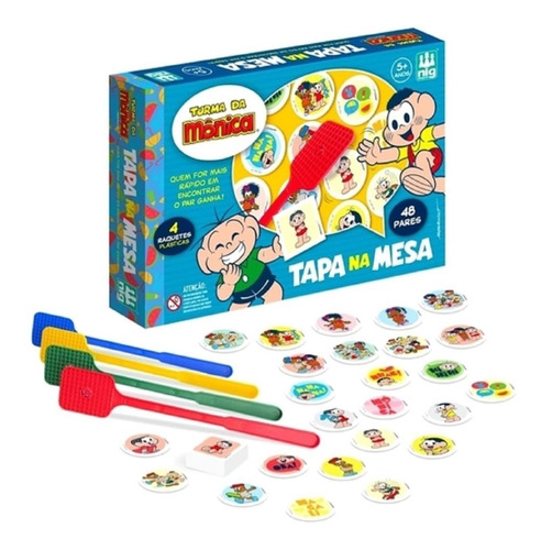 Jogo Tapa Na Mesa Turma Mônica 0781 Nig Brinquedos