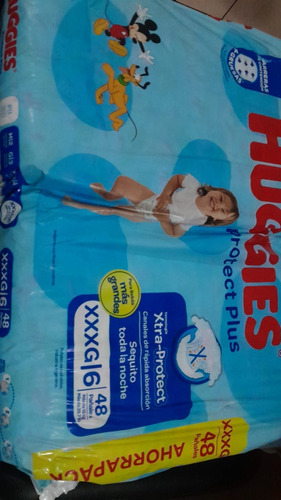 Pañales Huggies Protect Plus Talle Xxxg 