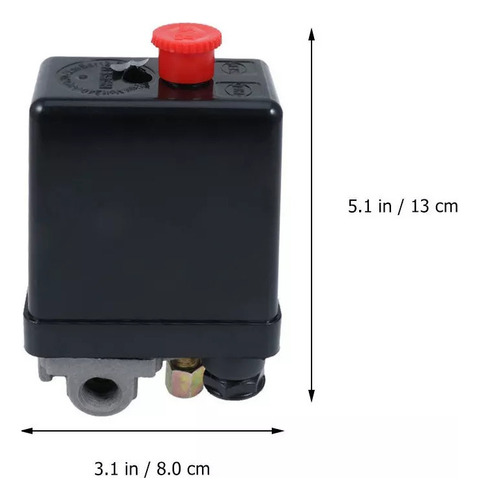Compresor De Aire Ac 240 V, 20 A, 175 Psi, 12 Bar, 4 Puertos