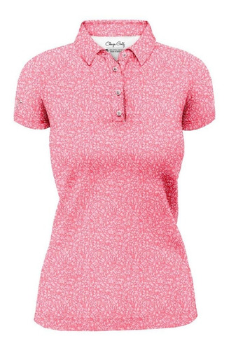 Remera Microfibra Chaza Golf Floral Dama