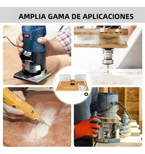 Mesa Router Multifuncional Inserto Placa Carpintería Ki