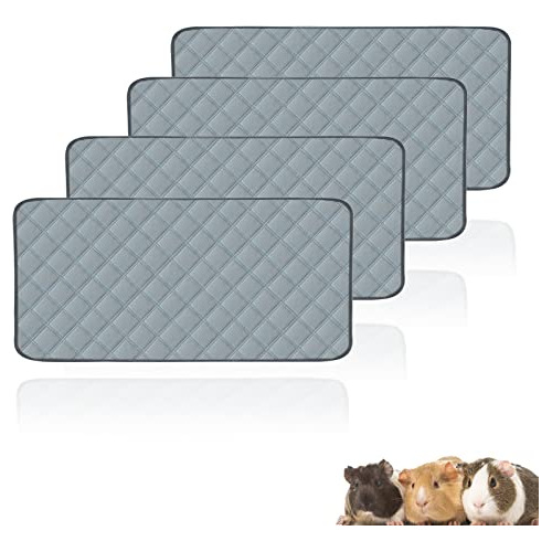 4 Pack Guinea Pig Cage Liners Washable Guinea Pig Beddi...