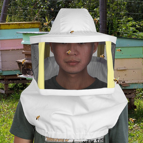 Máscara Antiabejas, Protector, Velo, Gorro Red, Apicultur