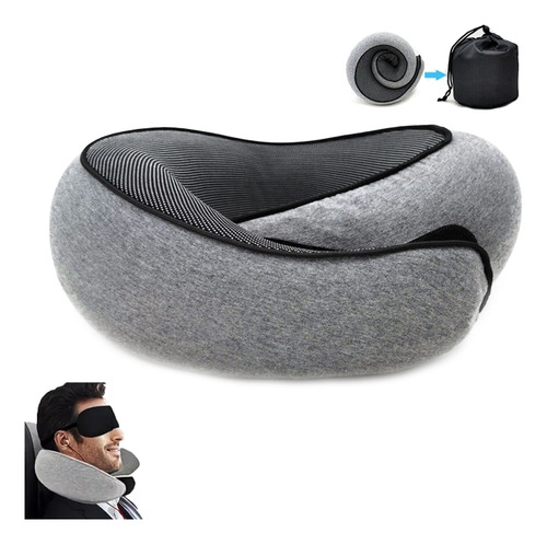 Almohada Cómoda De Espuma Viscoelástica, Cojín De Viaje En A
