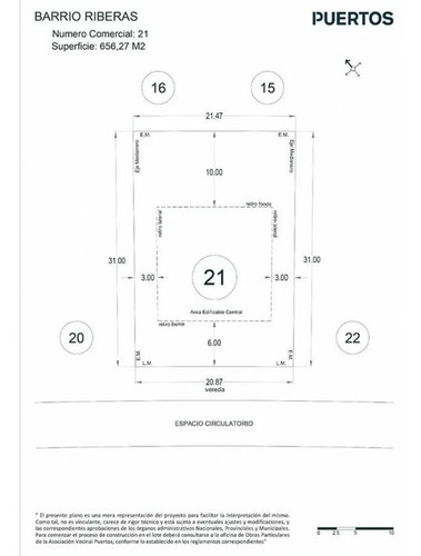 Imagen 3 de 8 de Lote De 656 M2 En Venta En El Barrio Riberas!!
