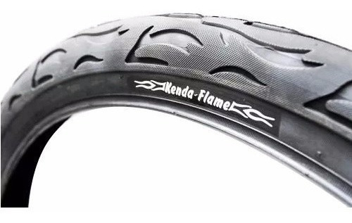 Imagem 2 de 3 de Pneu Balão Kenda Flame K1008a Aro 20x2.25 Slick C/ Arame