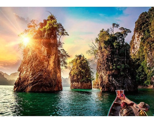 Rompecabezas Lago Cheow Lan Tailandia 1000 Pz Ravensburger
