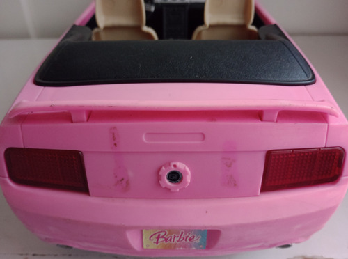 Carro Mustang De Barbie Mattel Rosa