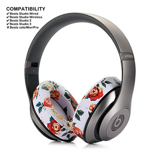 Funda De Almohadilla De Repuesto Compatible Con Beats Stu