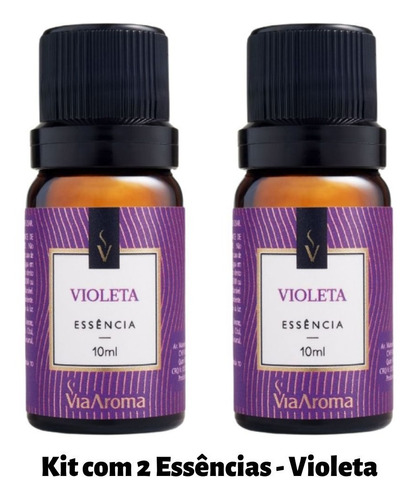 Essência Aromática Violeta 10 Ml Via Aroma Difusor Ambiente